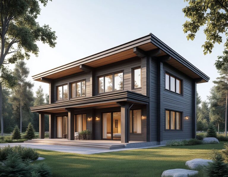 Строительство домов из клееного бруса